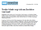 Bericht der Westdeutschen Zeitung im Onlineangebot vom 04.12.2012